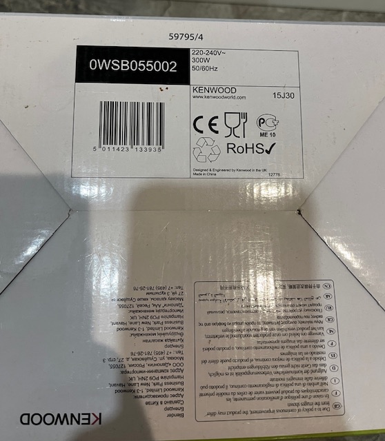 Kenwood smoothie 2go 300w mixér - 12