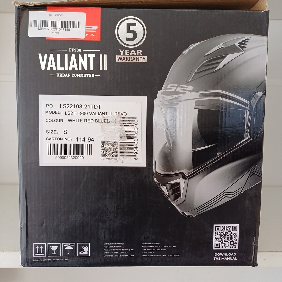 Silniční překlápěcí přilba LS2 VALIANT II - 12