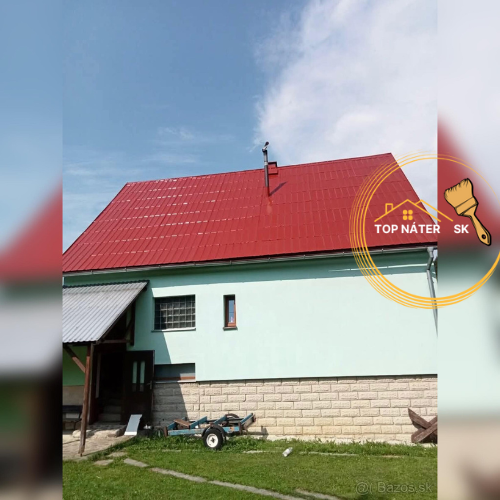 ✅✅Natieranie plechových krytín aj striech✅Čistenie striech✅ - 12