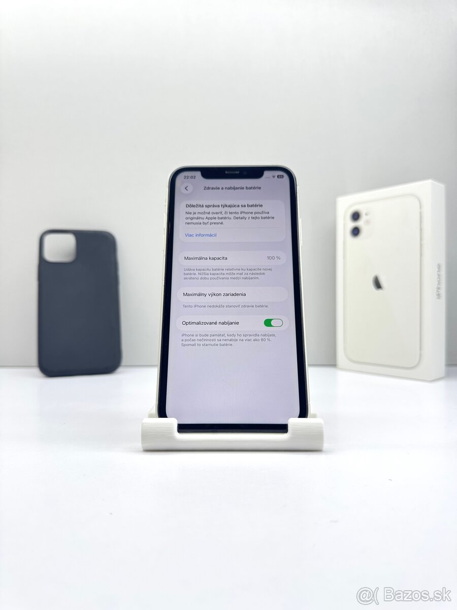 iPhone 11 WHITE TOP STAV 100% BATÉRIA - 12