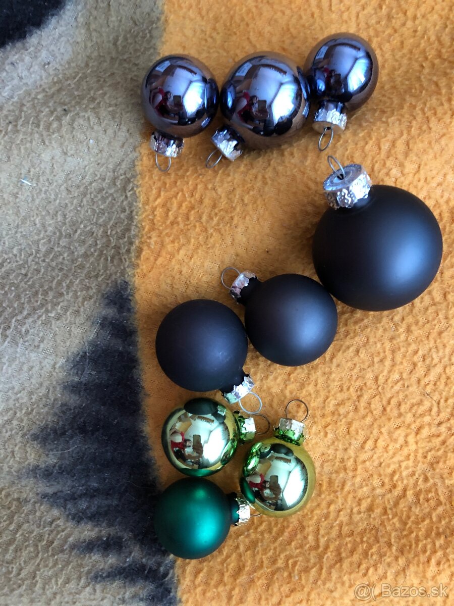 Retro ozdoby a svetielka na stromček - 12