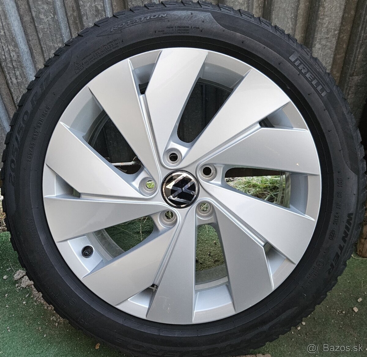 Zimná sada originál VW - 5x112 r17 + Pirelli 205/50 r17 93H - 12
