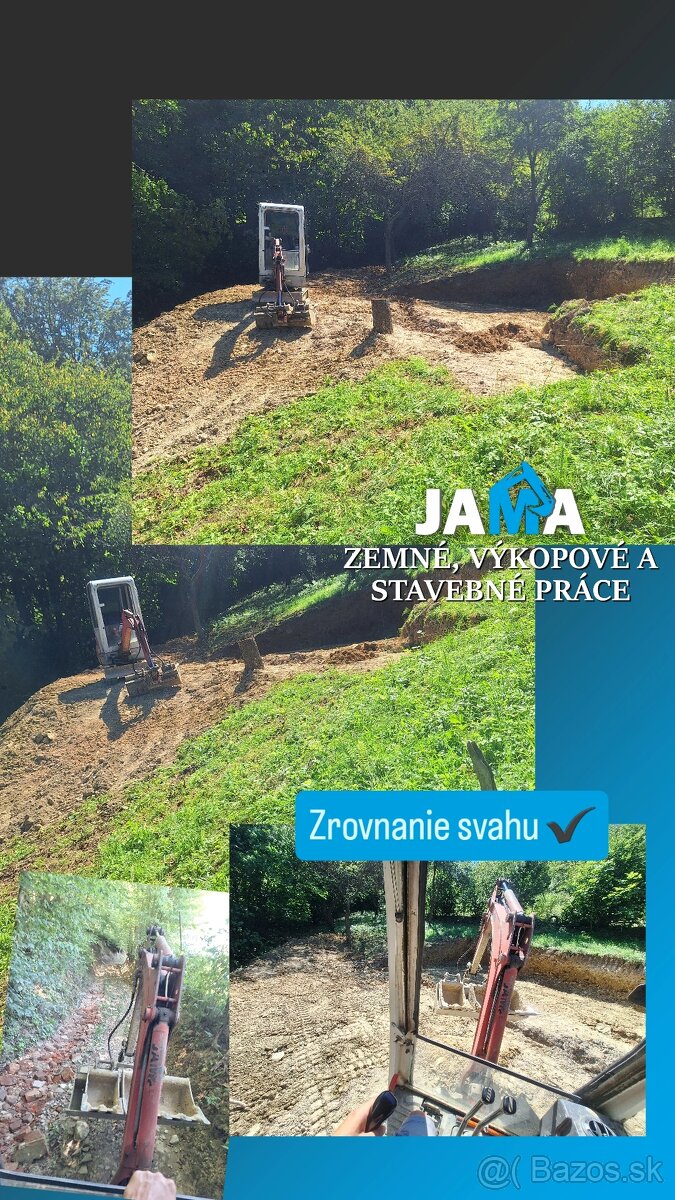 Zemné a výkopové práce minibagrom - 12