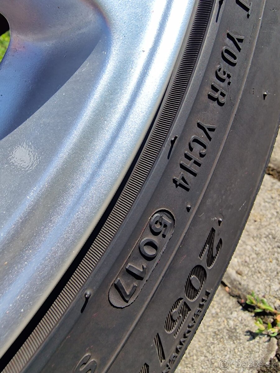 Audi R16 disky 7J ET31 + pneu 205/45 r16 - 12