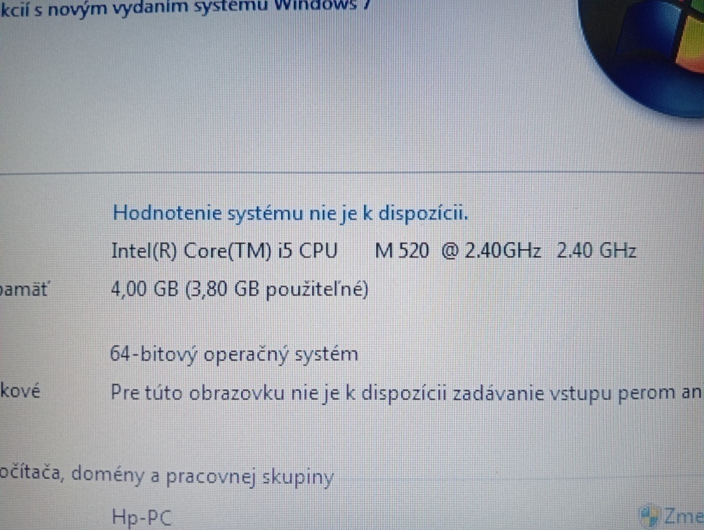 predám na diely notebooky HP. - 12