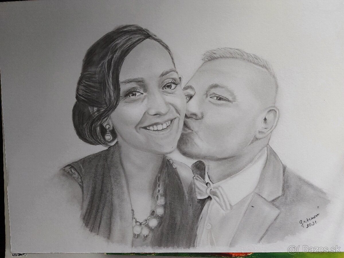 Kreslenier realistických portretov podľa fotogragie - 12