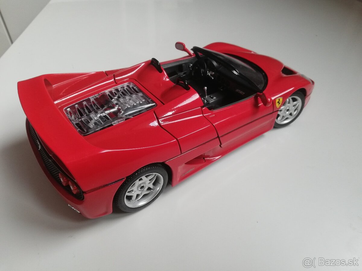 1:18 FERRARI F50 cervena Bburago - 12