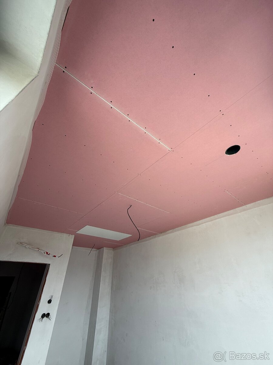 Sádrokartónové práce, dekoračné omietky - 12