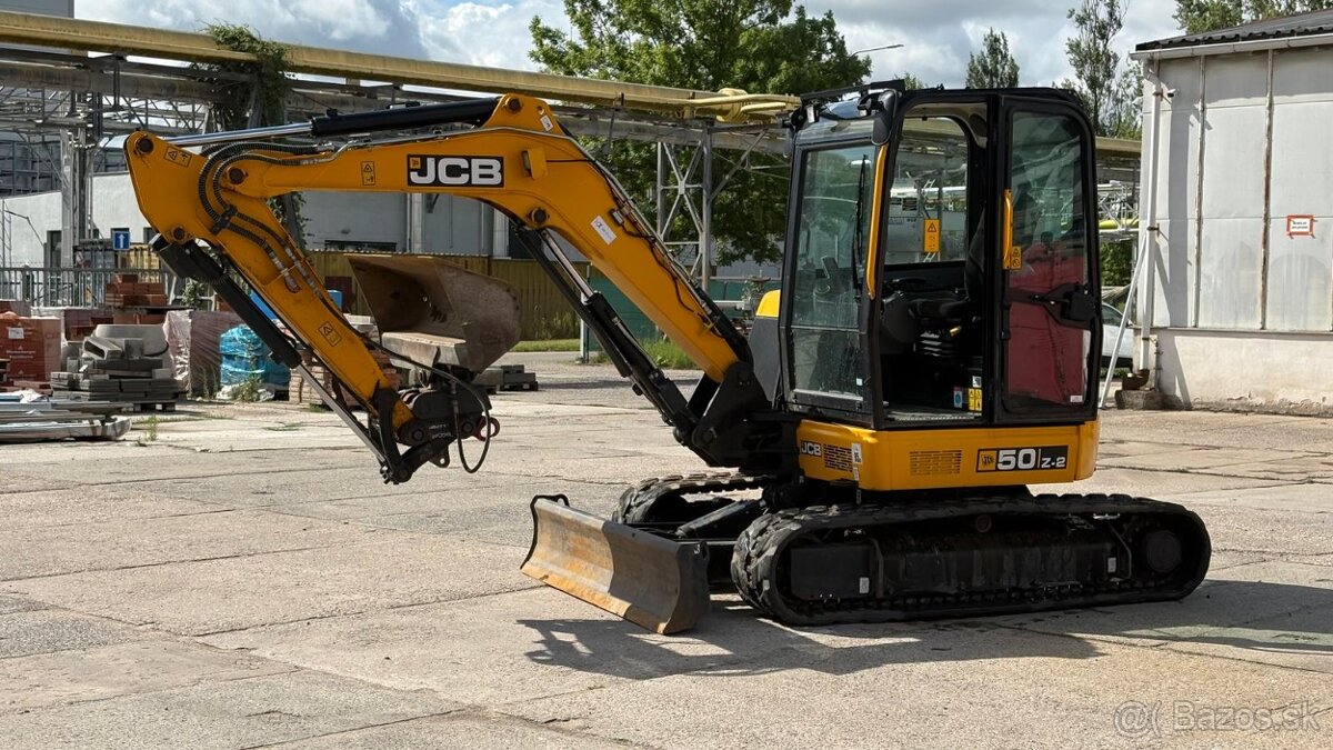 Rýpadlo JCB 50 Z- 5 tun -rok 2022 pouze 1139 mth TOP STAV - 12