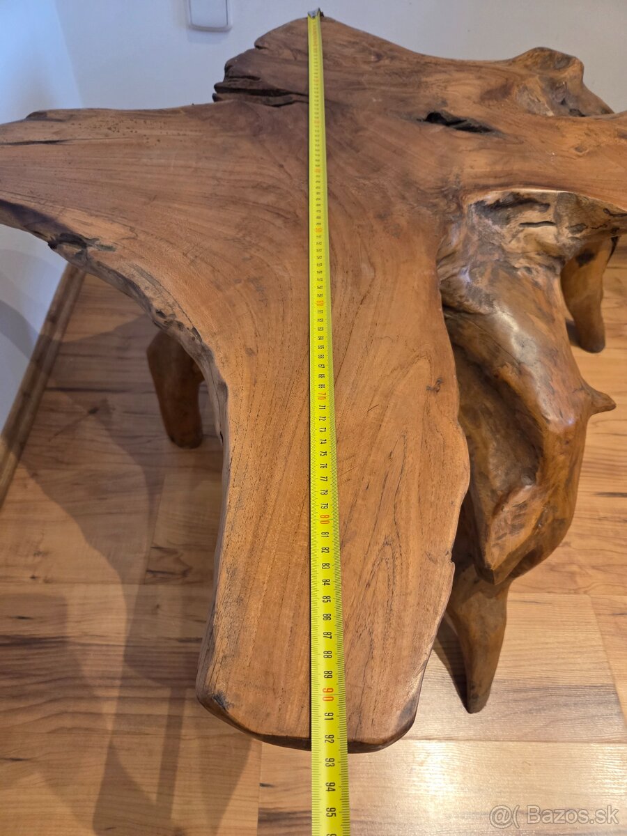 Masívny koreňový stolík - 12