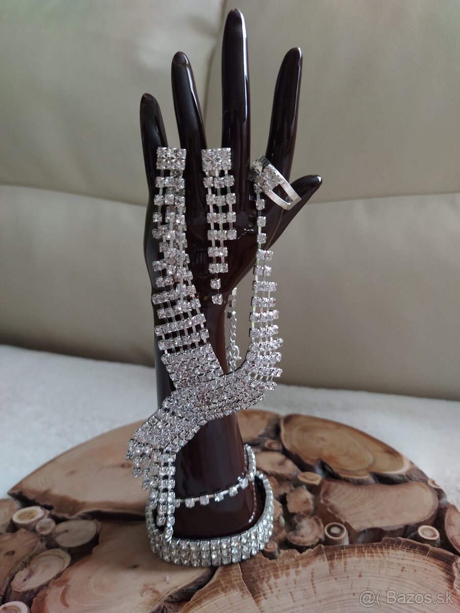 NOVÝ set bižutérie + krabička a brošňa (osobný odber) - 12