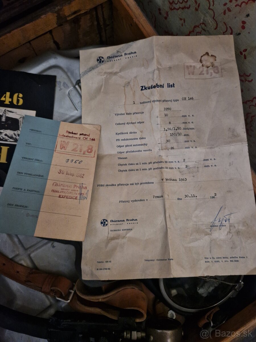 Predám dýchaci pristroj chirana ch 146 - 12