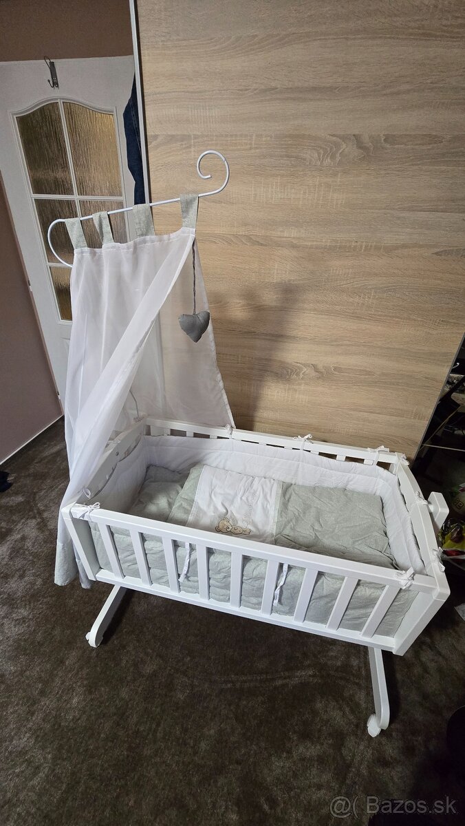 Detská postieľka, kolíska - 12
