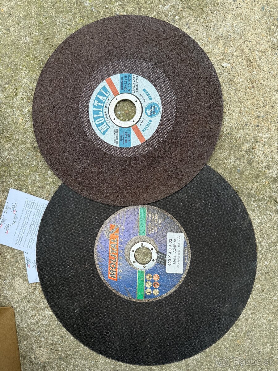 Ponúkam na predaj kvalitné rezné, brúsne, diamantové kotúče - 12