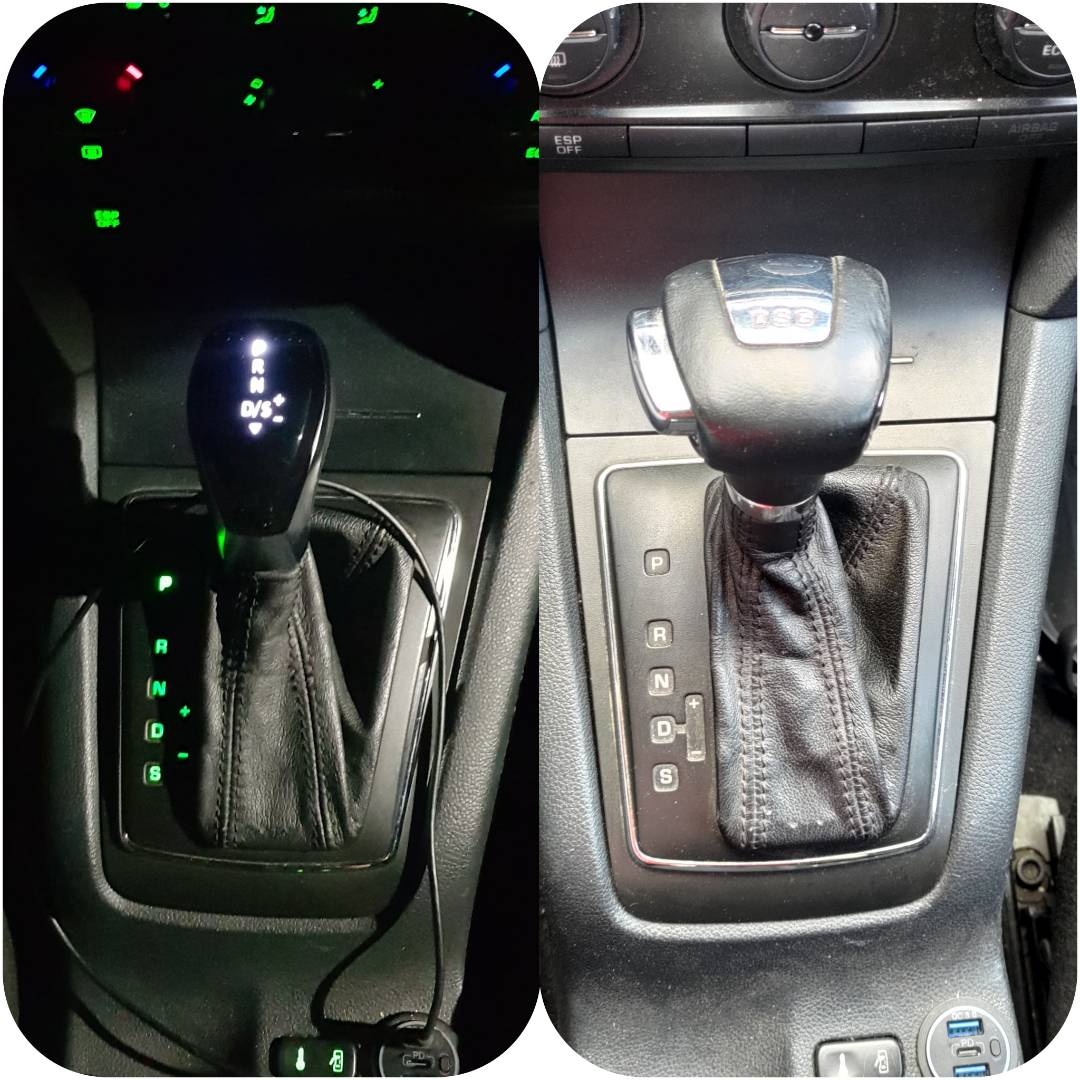 Podsvietena DSG hlavica LED hlavica volič prevodovky - 12