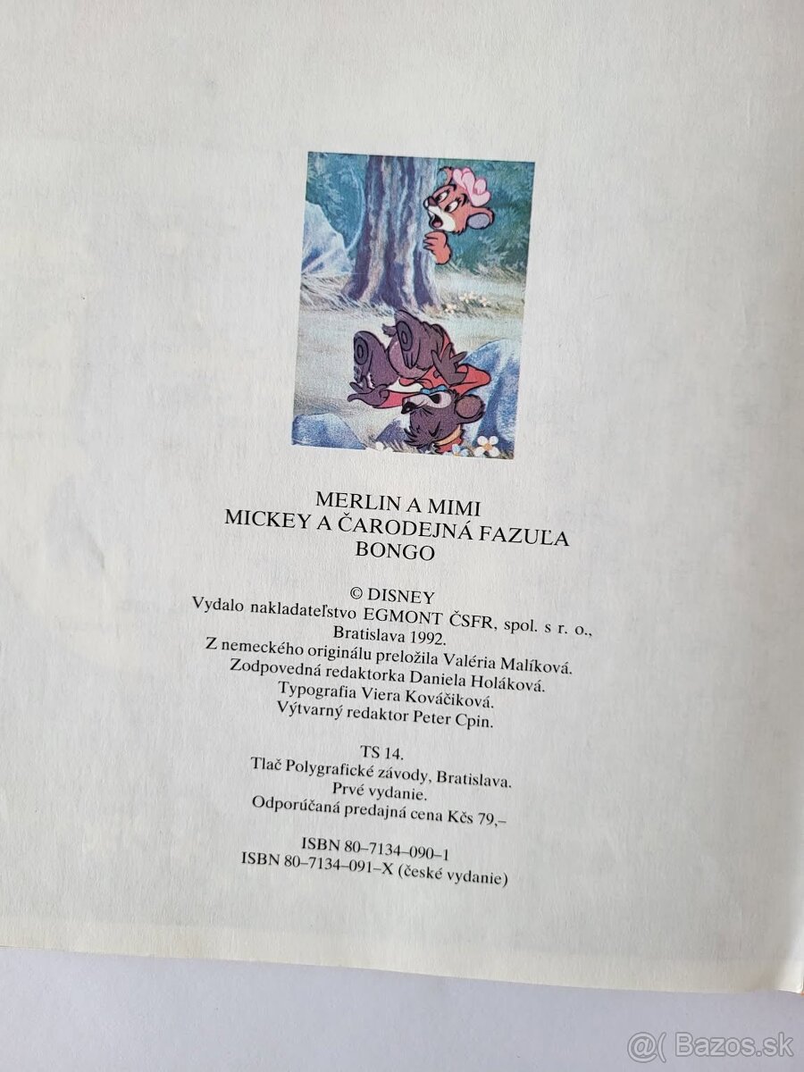 Walt Disney 3v1 - Mickey a čarodejná fazuľa, Bongo, Merlin a - 12