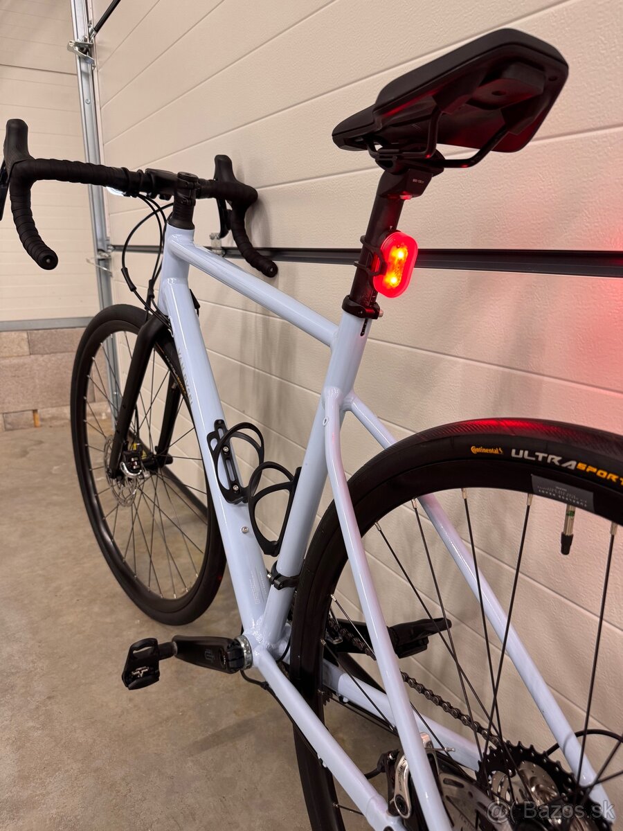 Cestný bicykel EDR AF Microshift Sword 2x10r svetlomodrý - 12