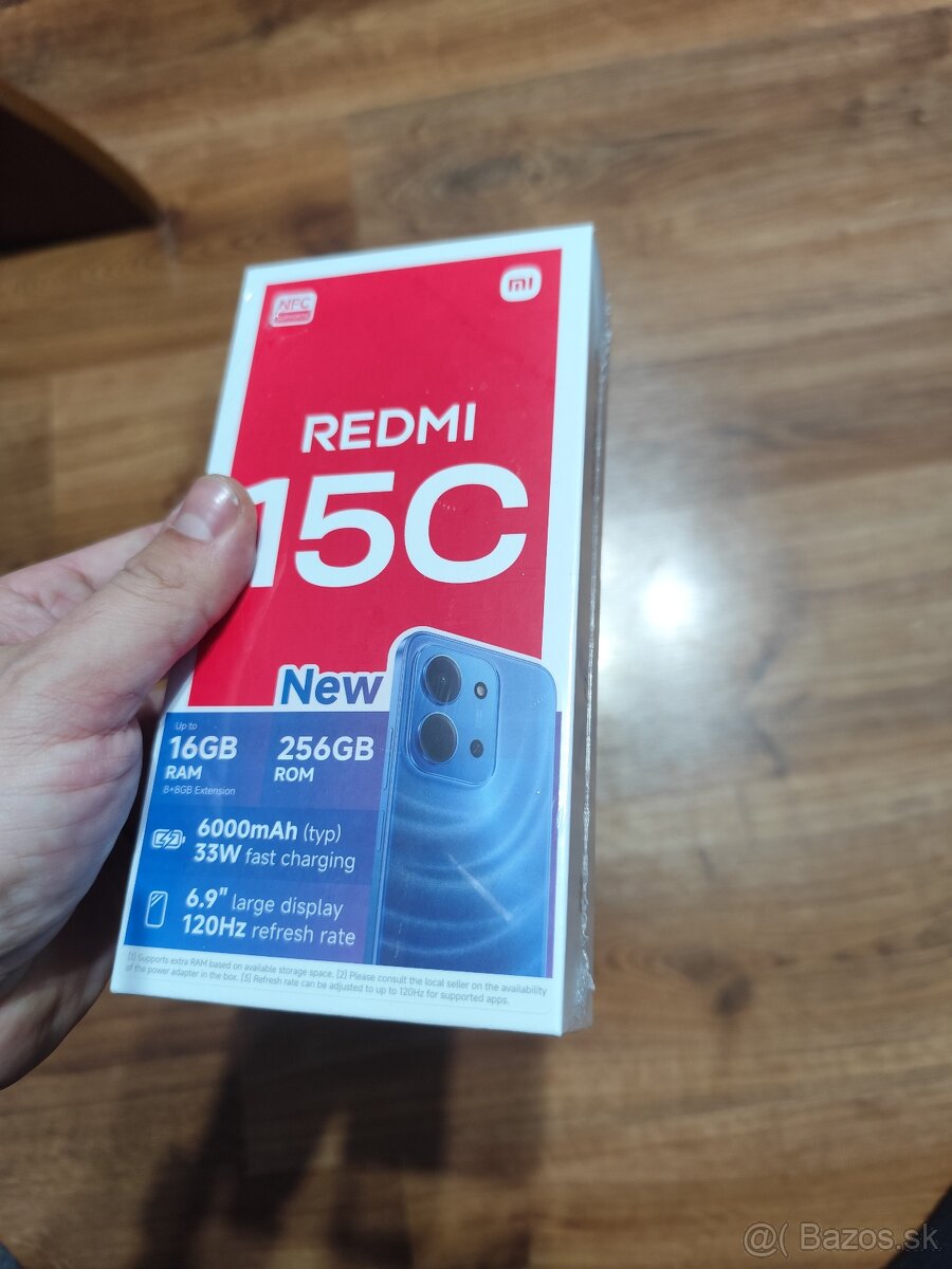 Xiaomi Redmi 15C midnight black 16GB/256GB - 12