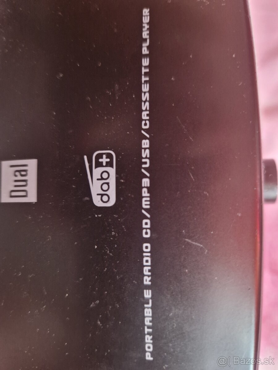 7 v1 DAB+ FM prenosné rádio STEREO kazeťák 230v aj Baterky - 12
