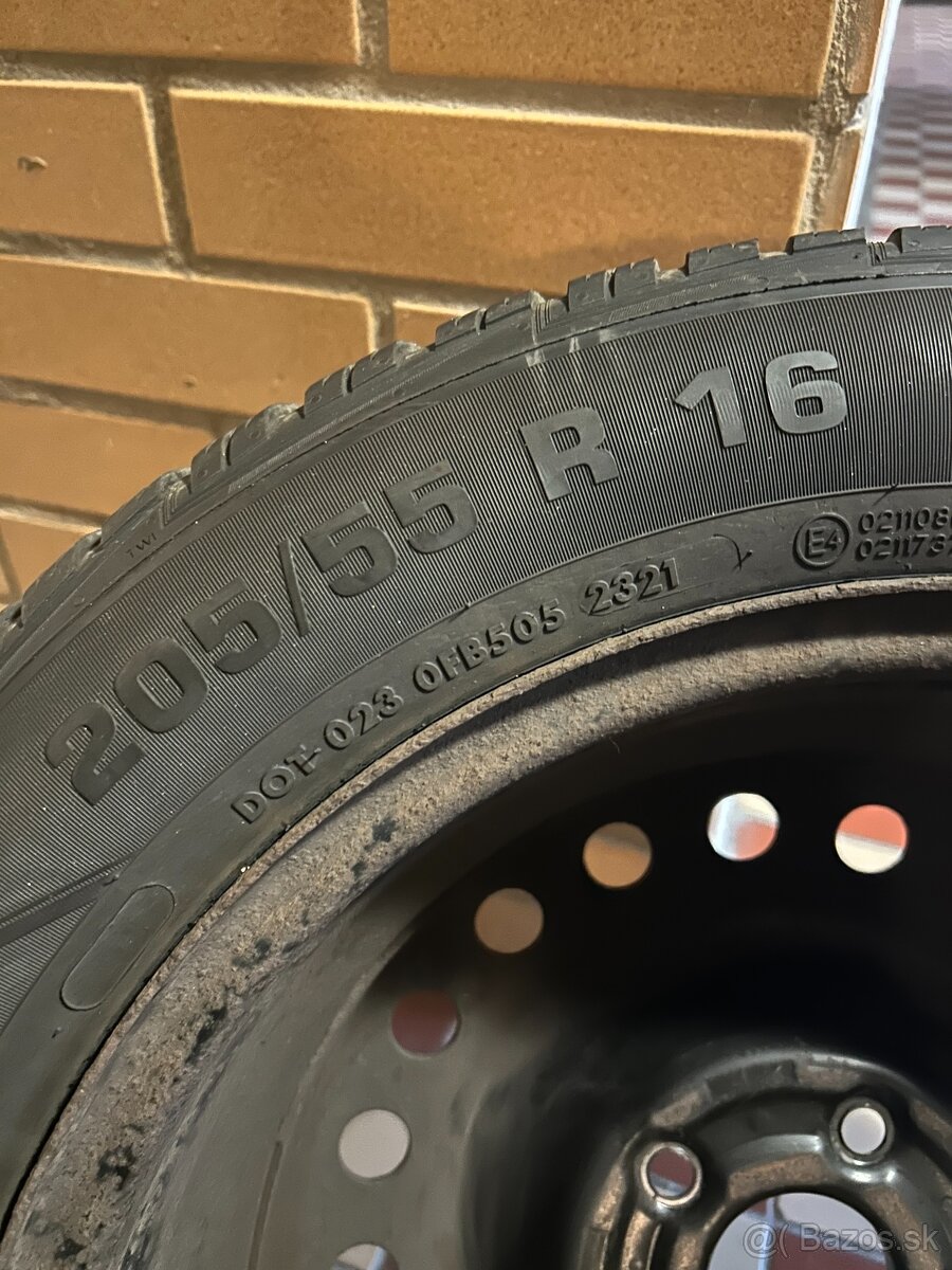 Plechové 5x114,3 r16+zimné pneu Vredestein Wintrac 205/55 - 12
