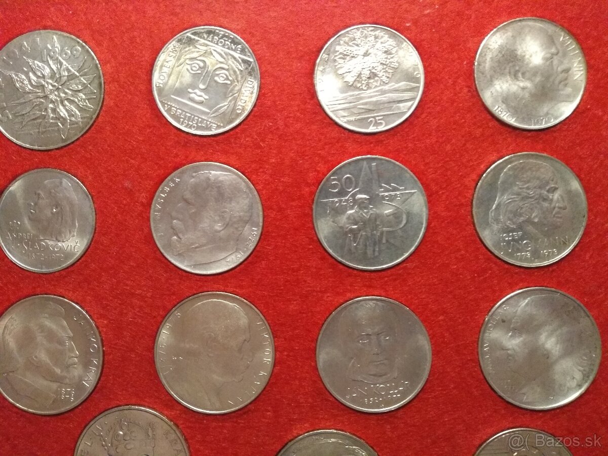 Sada Československých Strieborných mincí 1928-1992 - 12
