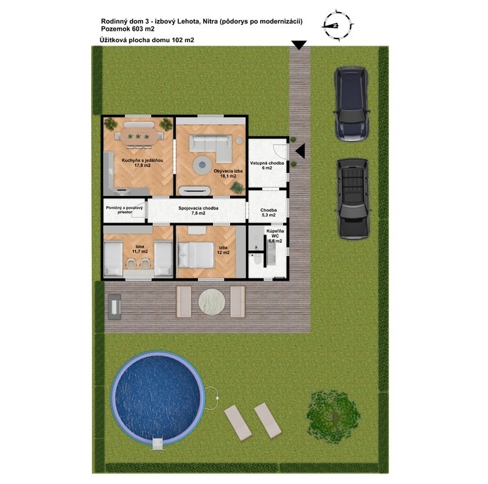 A&P COMPANY Na predaj 3 – izbový RD LEHOTA, Nitra - 12