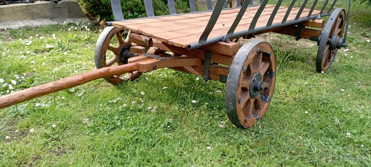 Starý drevený voz - rebriňak - 12