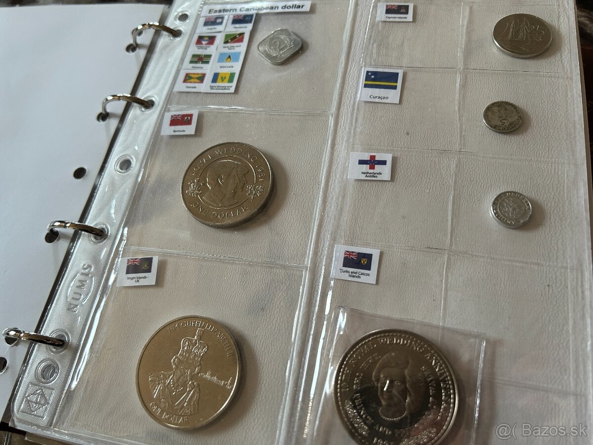 Mince z celého sveta 201 ŠTÁTOV A 30 TERITÓRIÍ v koži - 12