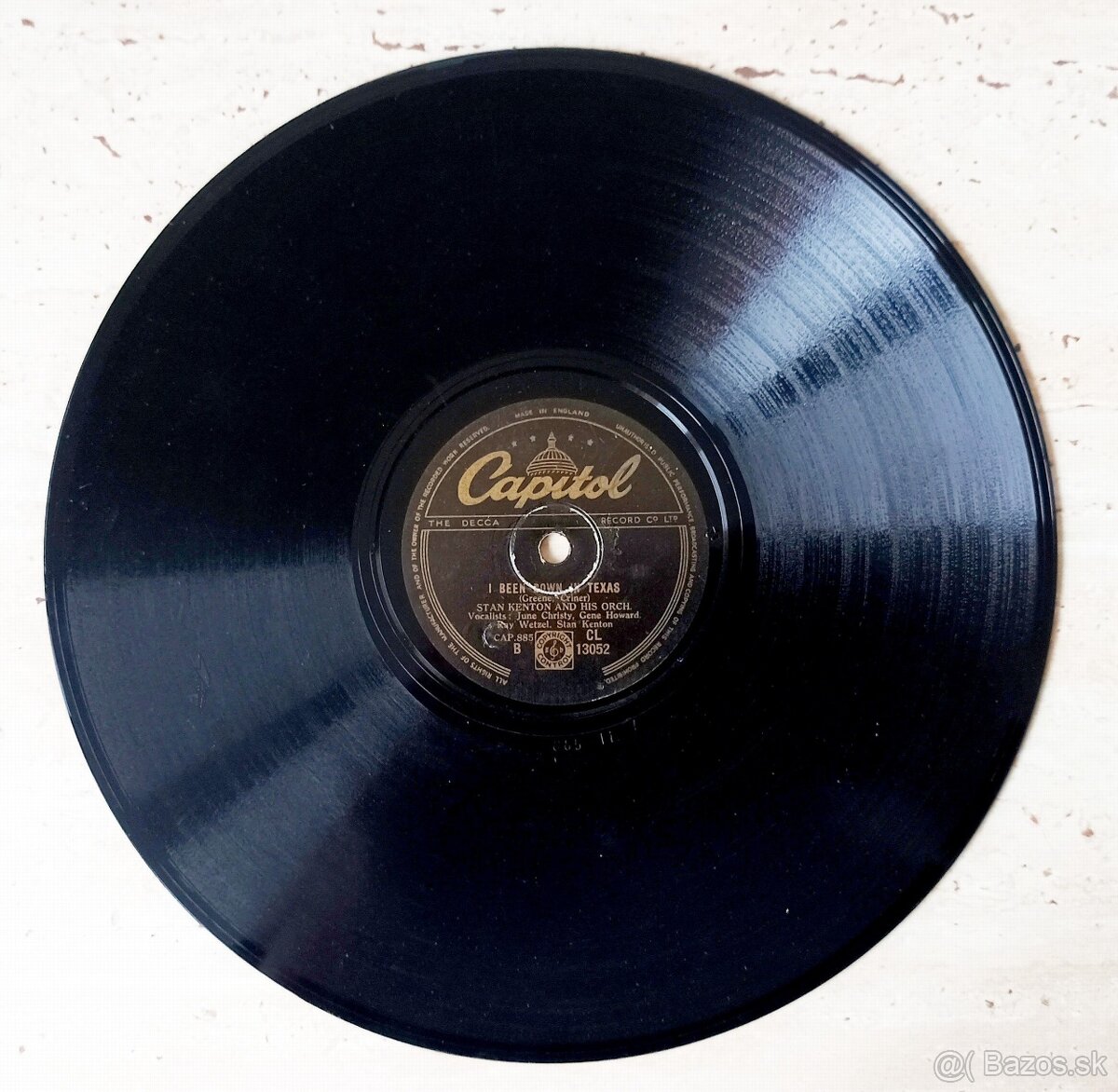 Starožitné šelakové gramodesky americký jazz, swing - 12