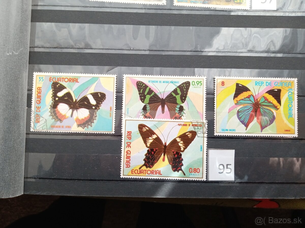 Poštové známky č.584 - AFRICKÉ ŠTÁTY - V. - 19 ks sérií - 12