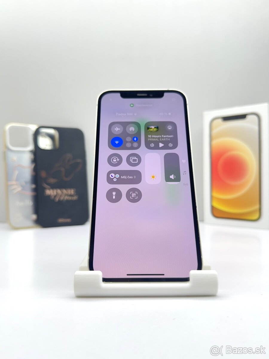 iPhone 12 WHITE TOP STAV 100% BATÉRIA - 12