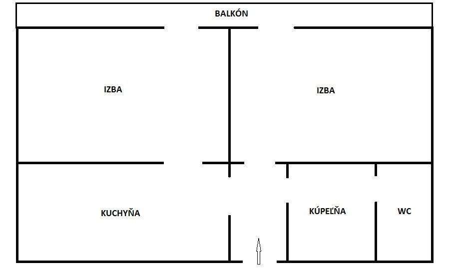 2-izbový byt blízko parku - 12