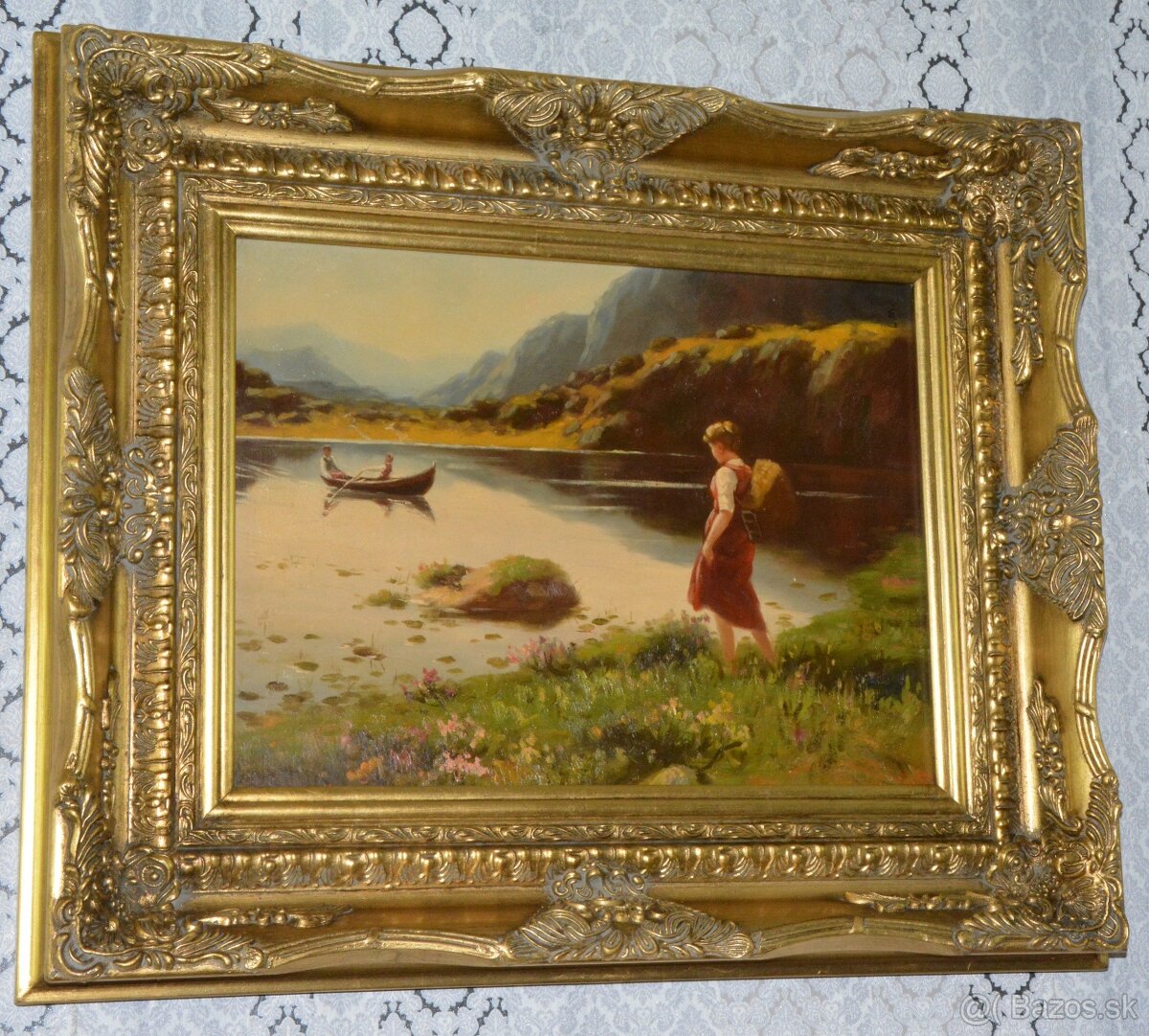 Obrazy - olej na desce - 12