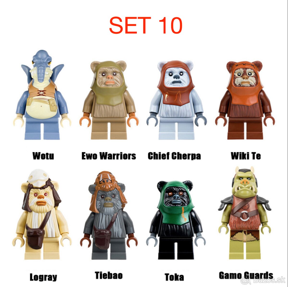 Rôzne figúrky Star Wars 5 (8ks) - typ lego - nové - 12