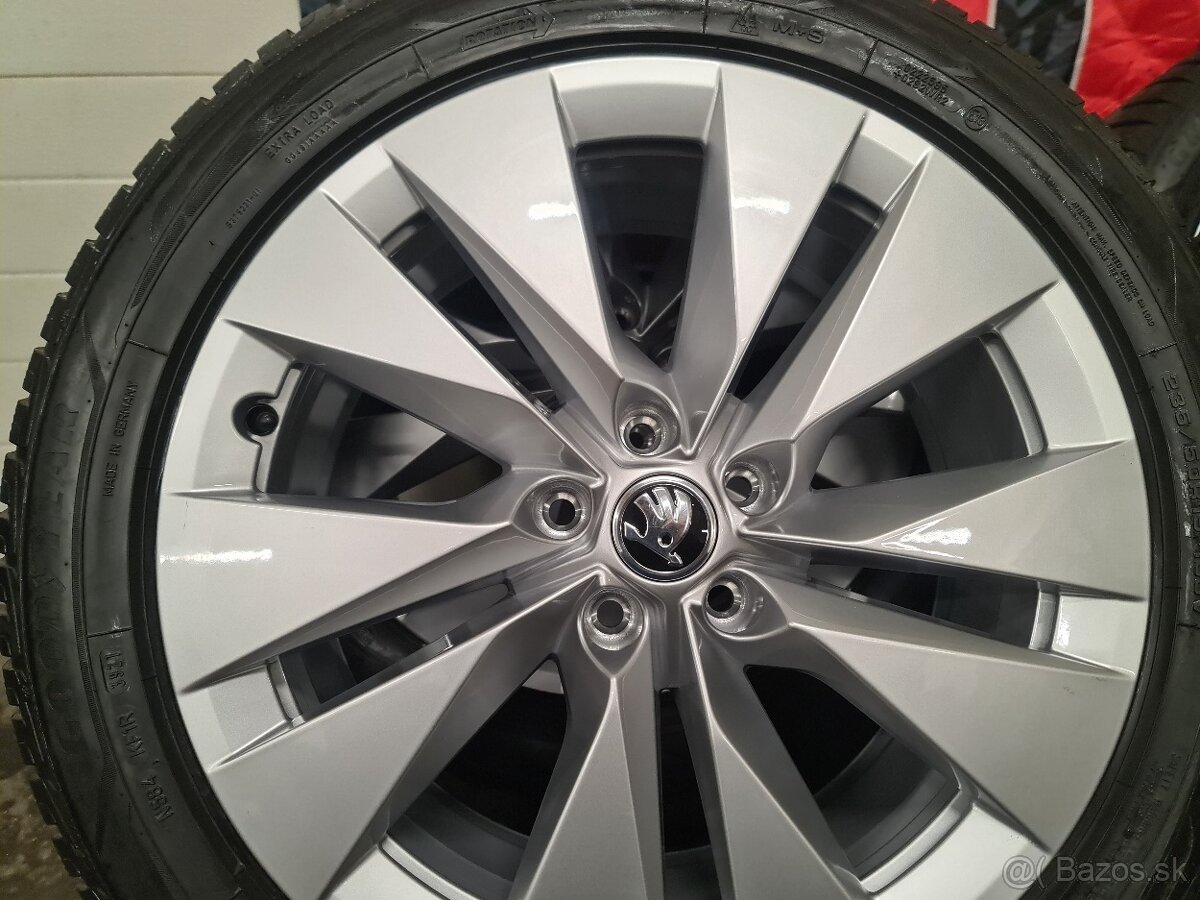 5X112 R19 ŠKODA + ZIMNE PNEU 235/50 R19 - 12