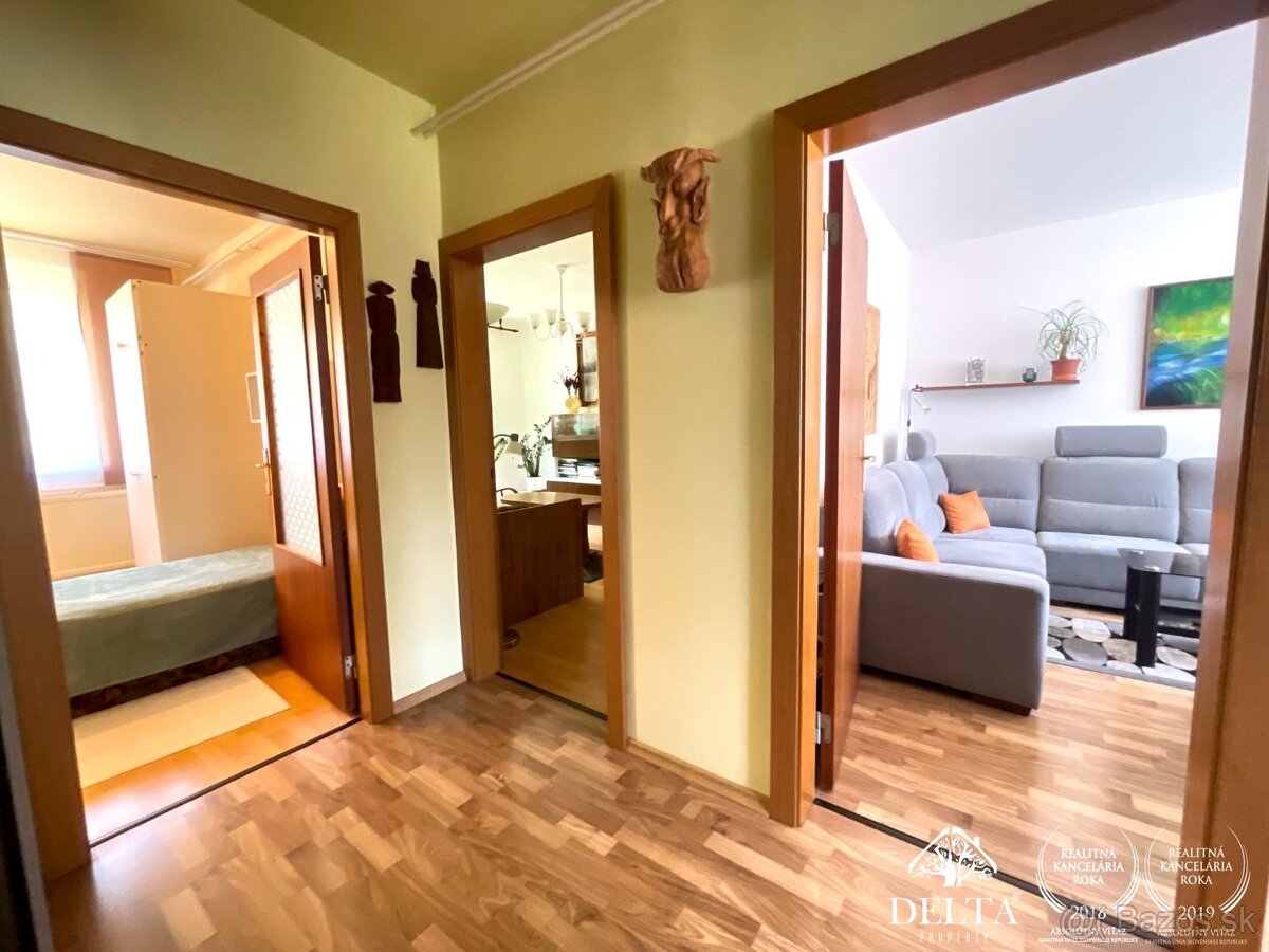 DELTA - NA PREDAJ 3-IZBOVÝ BYT s GARÁŽOU - vlastné kúrenie, - 12