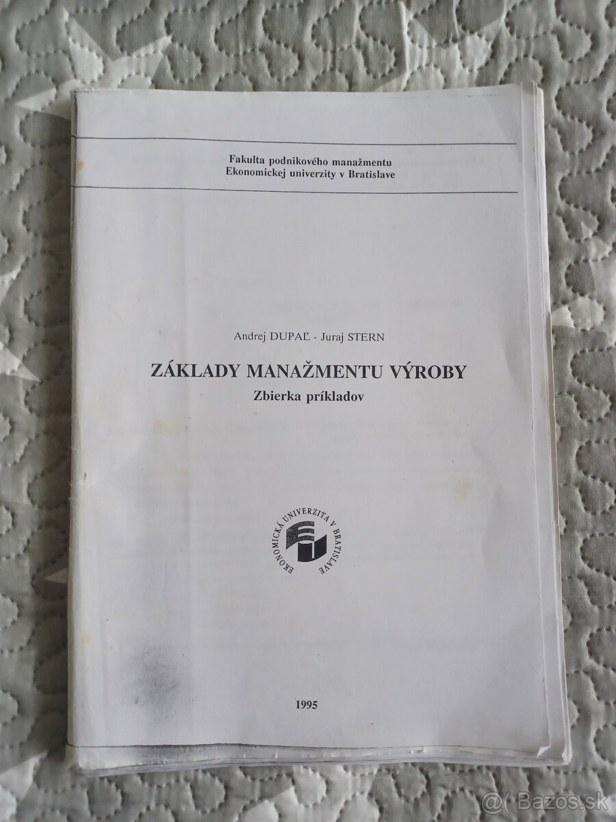 Knihy skripta ucebnice PHF EU podnikovohospodarska fakulta - 12