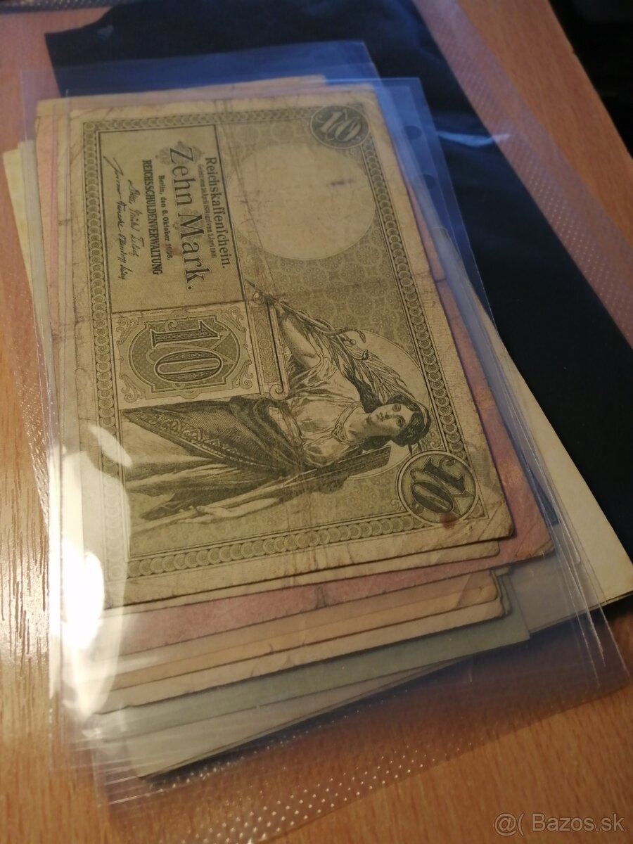 staré nemecké bankovky ( 20 ) - 12