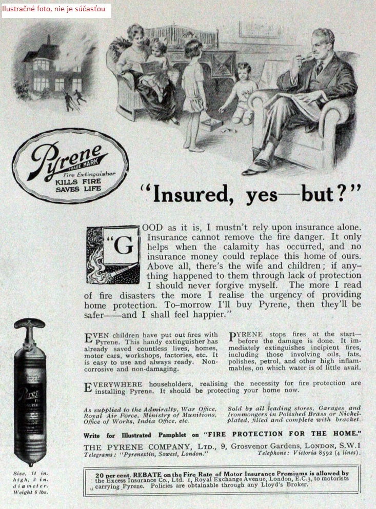 starožitný hasiaci prístroj pre veterán - 12