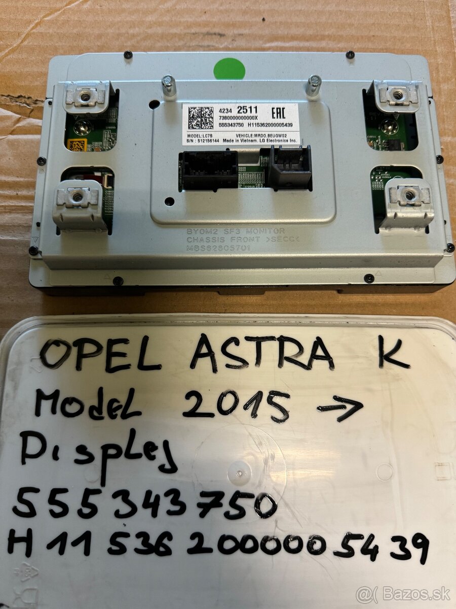 Opel Astra K 2009-2015 Opel astra J. - 12