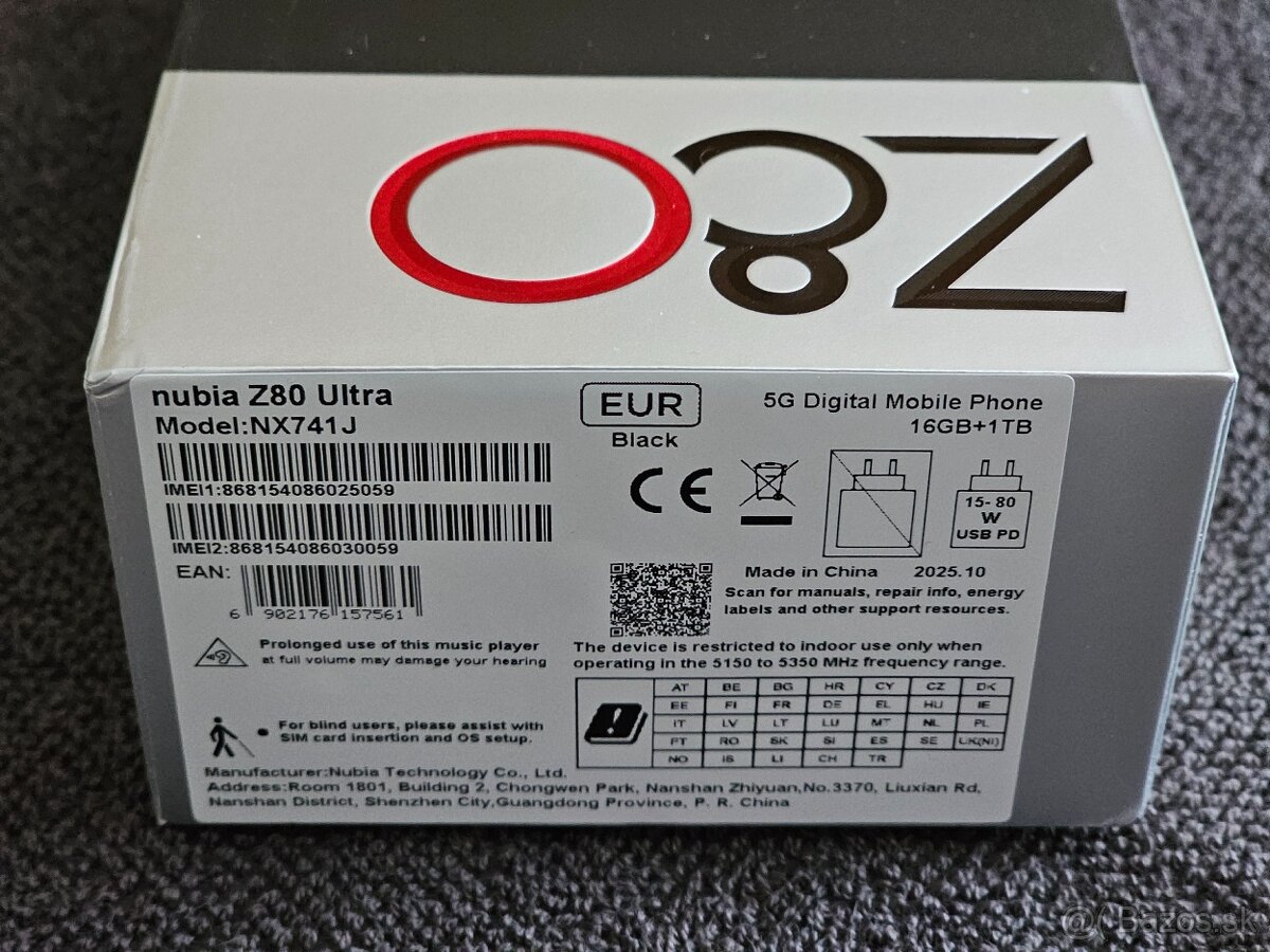 Nubia z80 ultra 1tb - 12