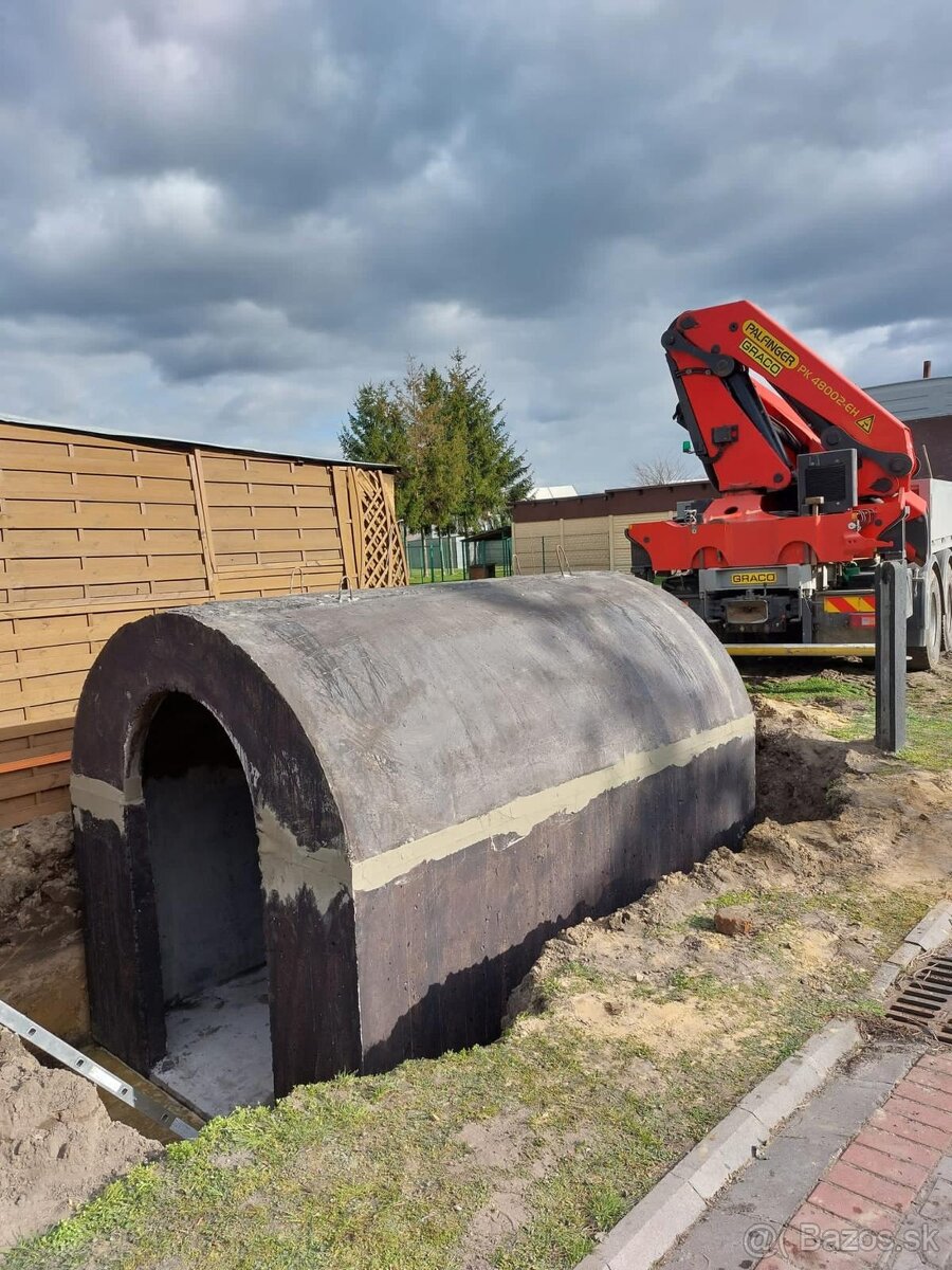 Zumpa Betonova 10m3 Dovuz Kriváň a okolie - 12