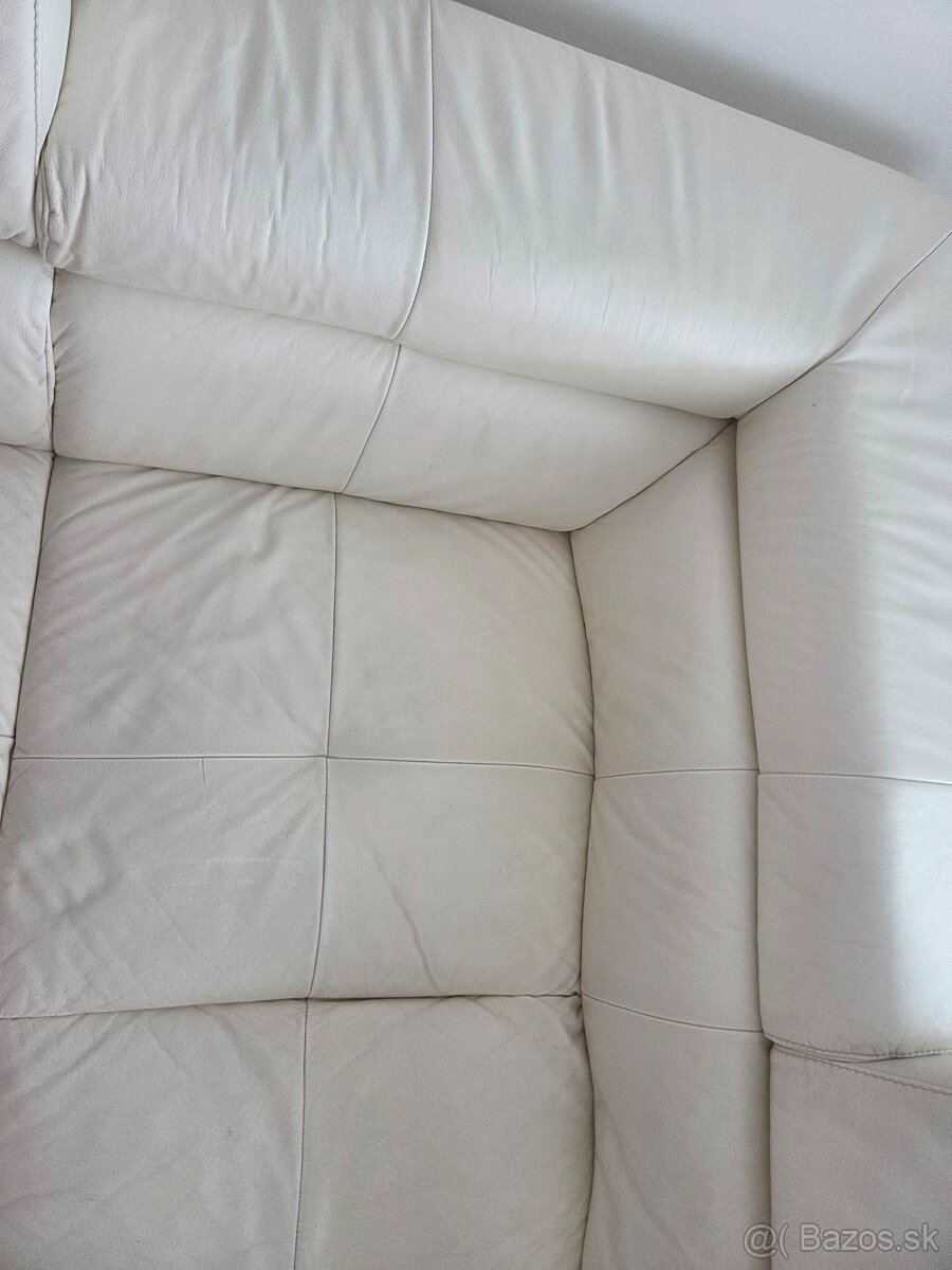 Biela kozena sedacia suprava roztahovacia - 12