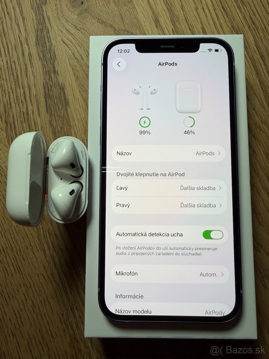 Apple iPhone 12 64GB + AirPods 2, 2nd Gen (2019) - 12