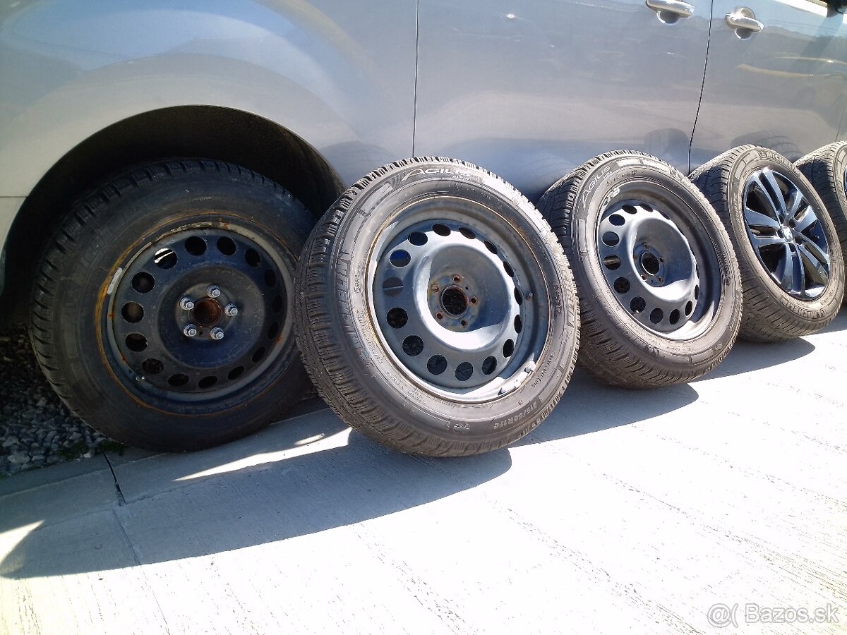 originál Peugeot expert elektróny 5x108 7,0Jx17 ET46 - 12