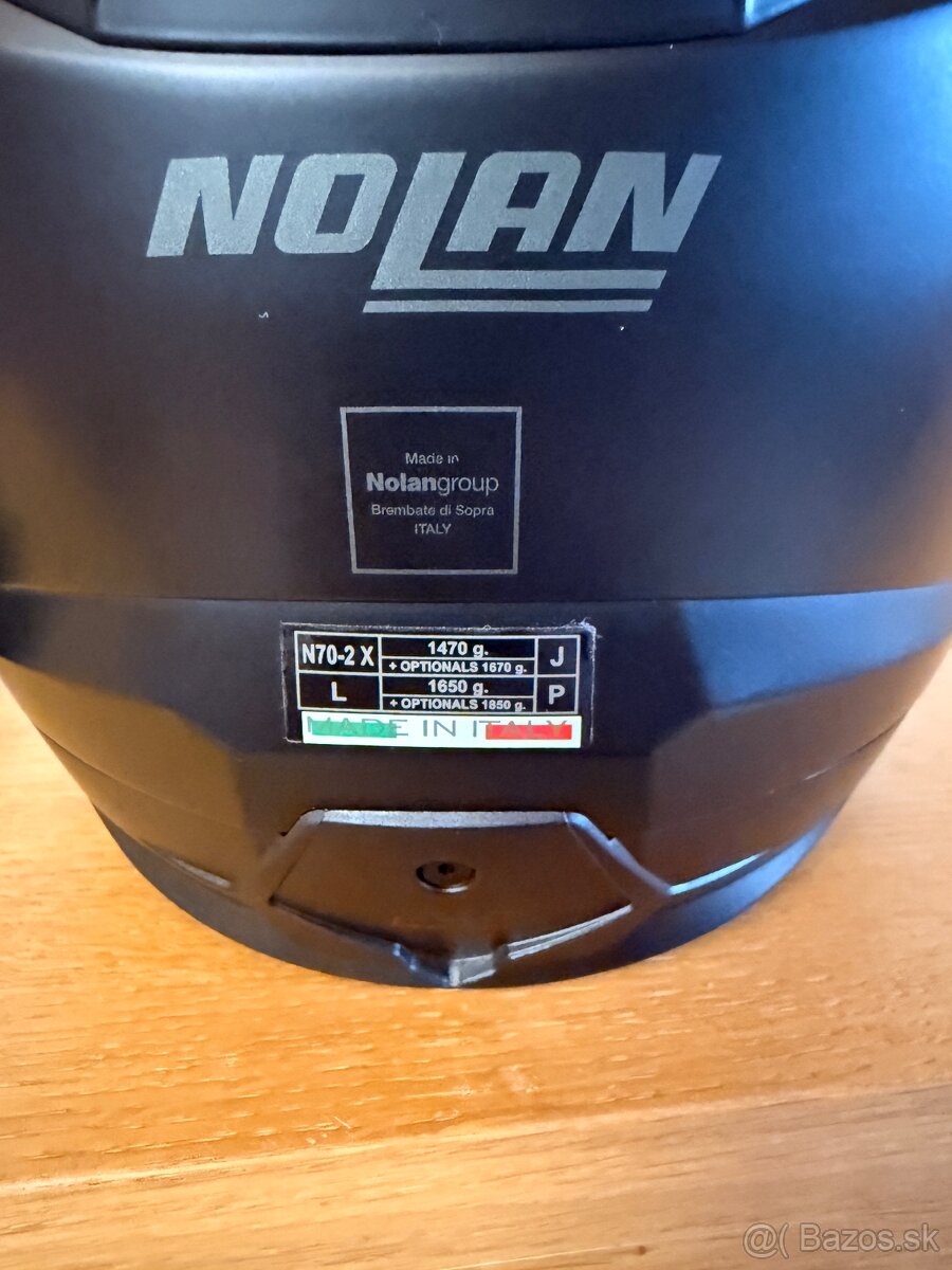 Prilba NOLAN N-70-2 X+N-Com B902 LR - 12