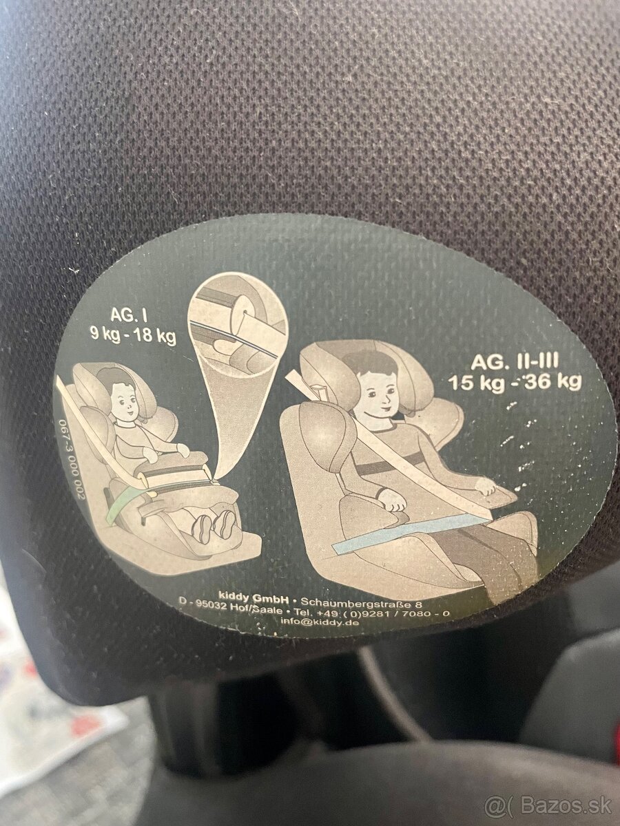 Autosedačka Kiddy Quardianfix Pro 2 - 9-36kg - 12
