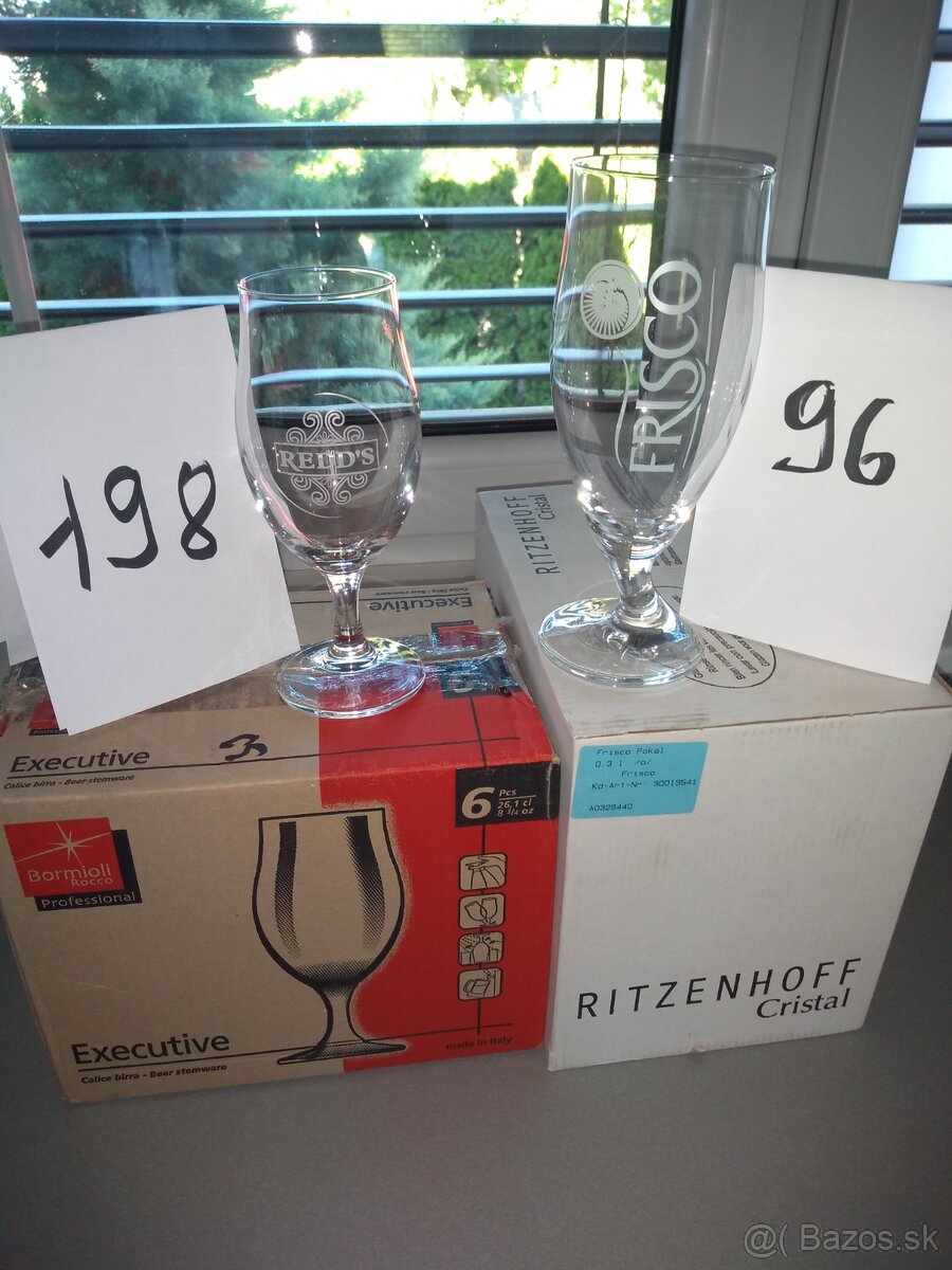 Pivné sklo nové nepoužité - 12