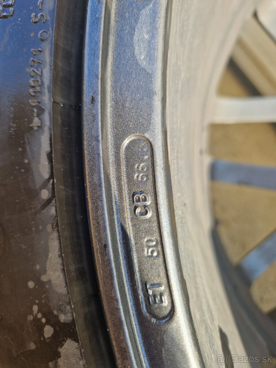 Sada 22" Mercedes disky + zimní pneu Continental WinterCont - 12