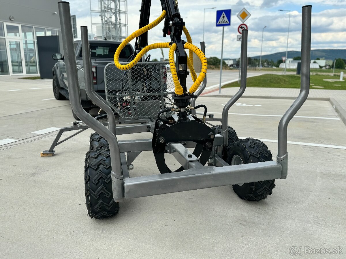 Vývozka - príves na drevo JANSEN HRW-30 3T - 12